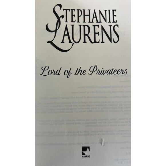 Lord of the Privateers by Laurens, Stephanie Hardcover 1st Print - Picture 4 of 5